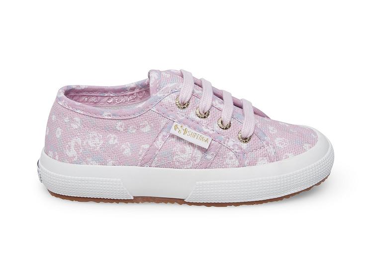 Superga 2750 Fancotbindingsj Pink White - Baby Superga Shoes